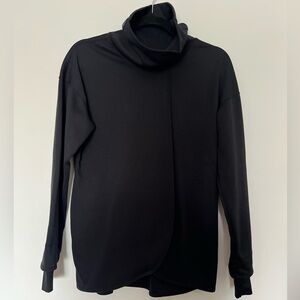 Nike Dri Fit Black Wrap Sweatshirt with Pockets